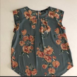 Pretty cap sleeve blouse from Alice Blue